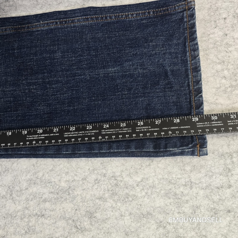 Wrangler Retro Relaxed Bootcut Jeans Mens 38x32 Fits 38x29.5 Dark Wash 10WRTJHJH - Picture 11 of 14